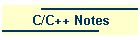 C/C++/Data structure Notes